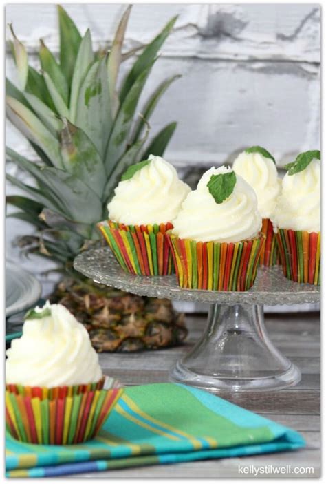 Pineapple Mojito Cupcakes - Food Fun & Faraway Places