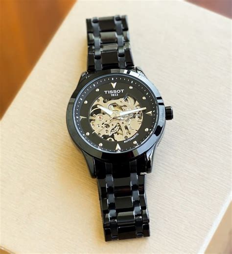 Round Black Tissot Automatic Watch at ₹ 3000 in Surat | ID: 2849526878948