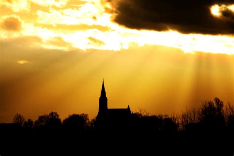 Free shadow of church in sun rays Stock Photo - FreeImages.com