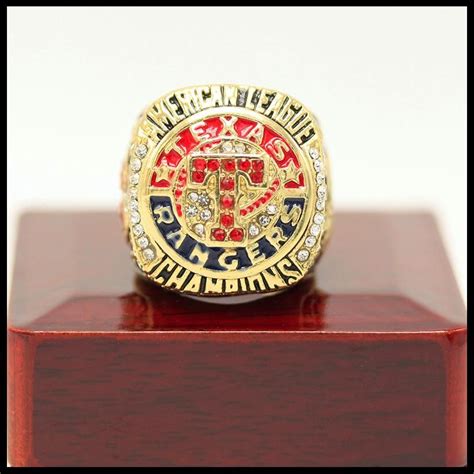 Texas Rangers World Series Baseball Replica Championship Ring ...