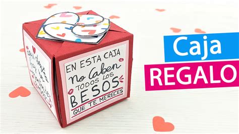 🎁 Caja sorpresa para mi novio (Incluye Moldes) - Manualidades Play