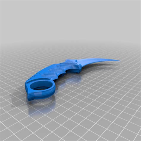 Download free STL file Karambit stl Fixed and easy print version • 3D ...