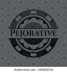 Pejorative Retro Style Black Emblem Vector Stock Vector (Royalty Free) 1454625761 | Shutterstock