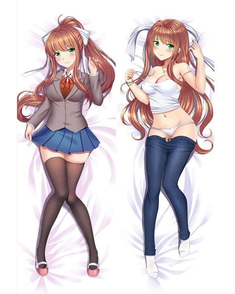 Monika Doki Doki Literature Club DDLC Dakimakura Body Pillow - Etsy Ireland