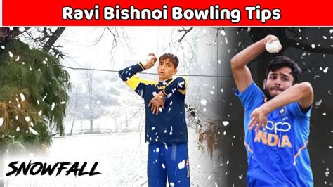 Ravi Bishnoi Bowling Action Tips Cricket Fans - YouTube