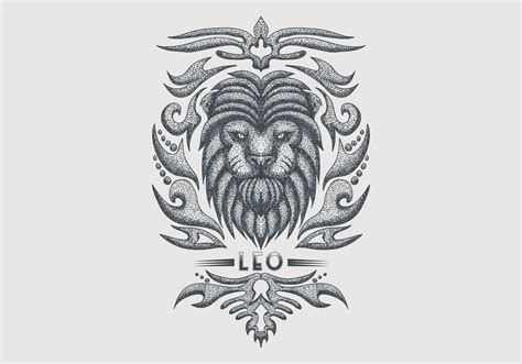 vintage leo zodiac sign 663752 Vector Art at Vecteezy