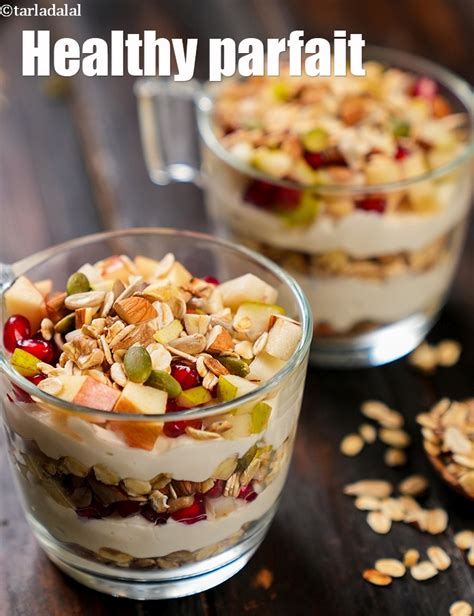 healthy parfait recipe | Indian style yoghurt parfait | diabetes friendly fruit and yogurt parfait