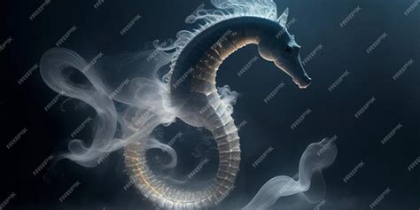 Premium AI Image | a dragon with smoke in the background