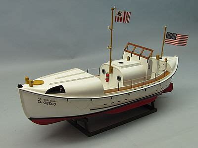 Dumas USCG 36 Motor Lifeboat RC Wooden Scale Powered Boat Kit #1258