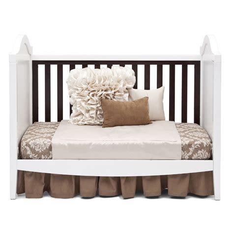 Simmons Kids Hollywood 3-in-1 Crib in White / Dark Chocolate FREE SHIPPING | Cribs, Crib ...