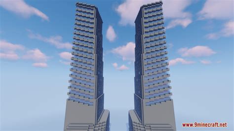 Futuristic Skyscraper Map (1.21.3, 1.20.1) - A Modern Creation - 9Minecraft.Net