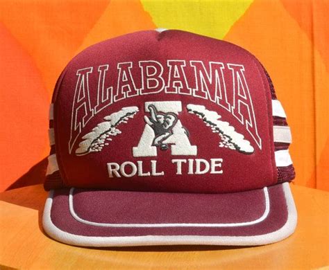 70s Vintage Mesh Hat ROLL TIDE University of Alabama Baseball | Etsy ...