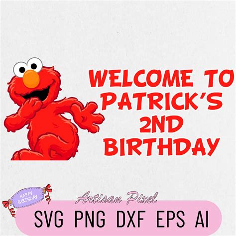 Sesame Street Birthday Svg, Custom Family Matching Svg, Kids | Inspire Uplift