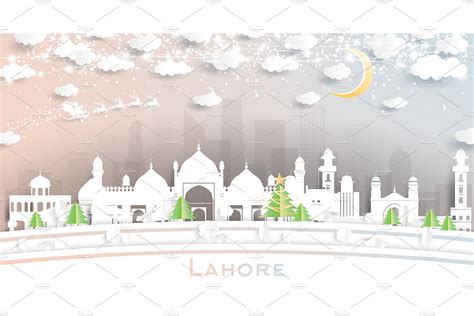 Lahore Pakistan City Skyline | Creative Market