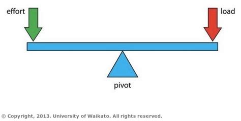 Pivot diagram of a Class 1 lever — Science Learning Hub