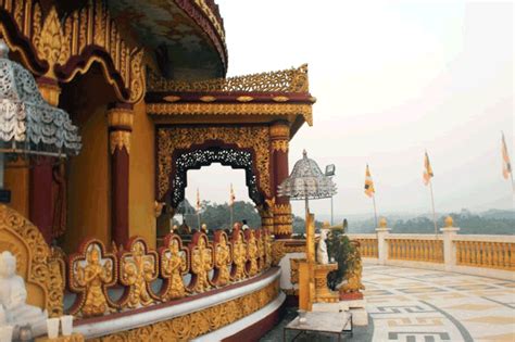 Bandarban Buddhist Temple In Bangladesh