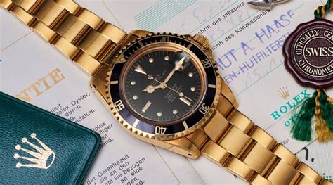 Kick Off Your Summer With This Rare, Solid-Gold Rolex Submariner From 1969