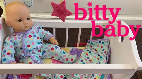 American Girl Bitty Baby Crib and Haul - YouTube