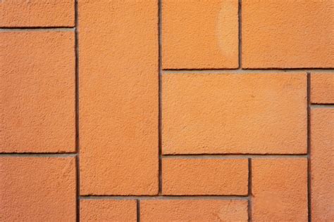 Premium Photo | Abstract close up of brick pavement texture