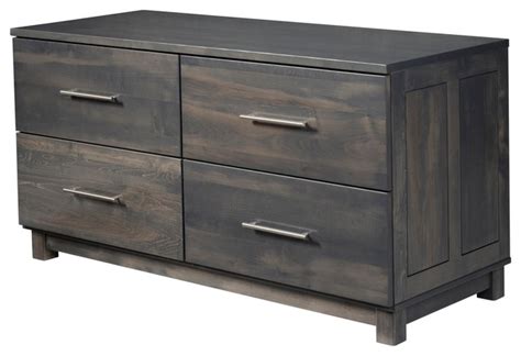 Omega Lateral File Credenza - Modern - Filing Cabinets - other metro - by Countryside Amish ...