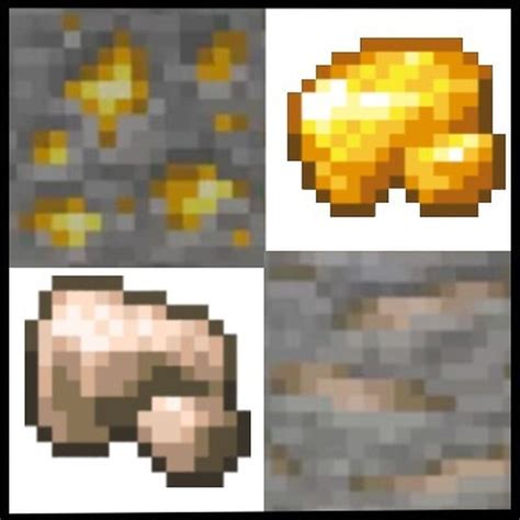 Raw Gold and Raw Iron -Mod- Minecraft Mod