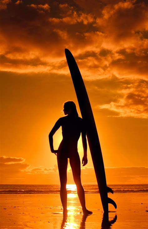 ~ "Sunset Surfer Girl" ~ | Surf | Pinterest | On sunday, Girls and Galleries