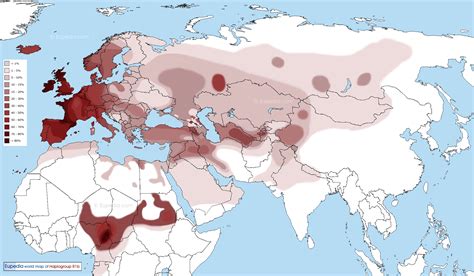 Haplogroup R1b (Y-DNA) | Map, History, Historical maps