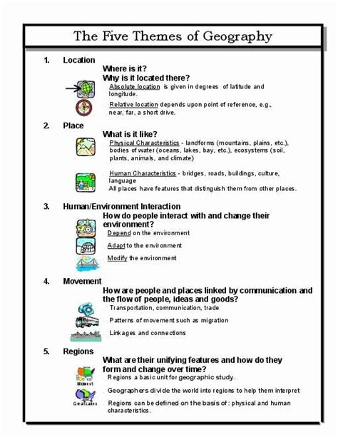 5th Grade Grade 5 Geography Worksheets – Thekidsworksheet