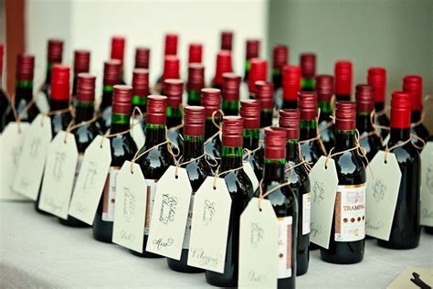 Wine Wedding Favors