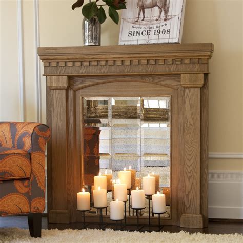 Why Not a Faux Fireplace Mantel? | FIREPLACE DESIGN IDEAS