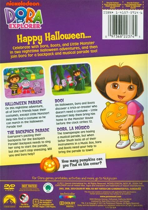 Dora The Explorer: Dora's Halloween Parade (DVD) | DVD Empire