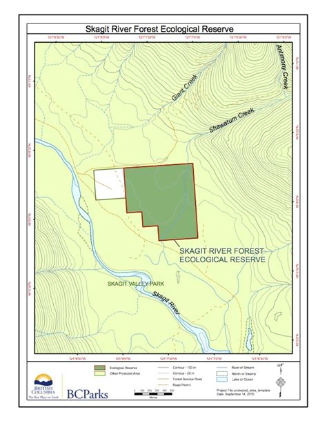 Skagit River forest ER Map - Friends of Ecological Reserves