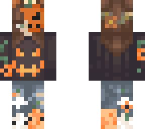 Halloween Aesthetic Girl | Minecraft Skin