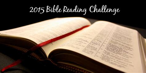 2015 Bible Reading Challenge - Growing 4 Life