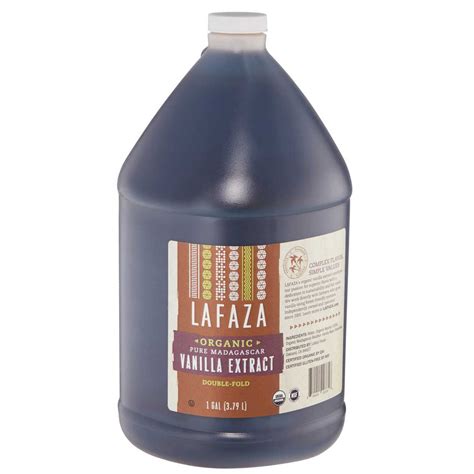 Organic Vanilla Extract Double-Fold (Double-Strength) | Bulk – LAFAZA Foods