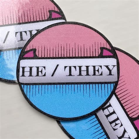 Pronoun Stickers | Etsy