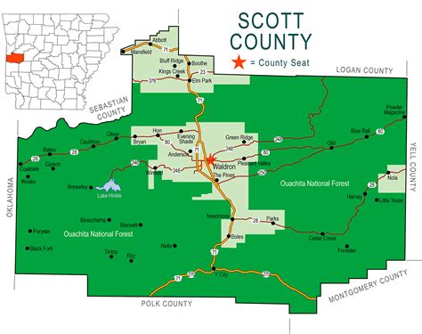 Scott County Arkansas Map - Filide Winnifred