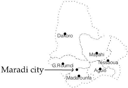 Map of the region of Maradi. | Download Scientific Diagram