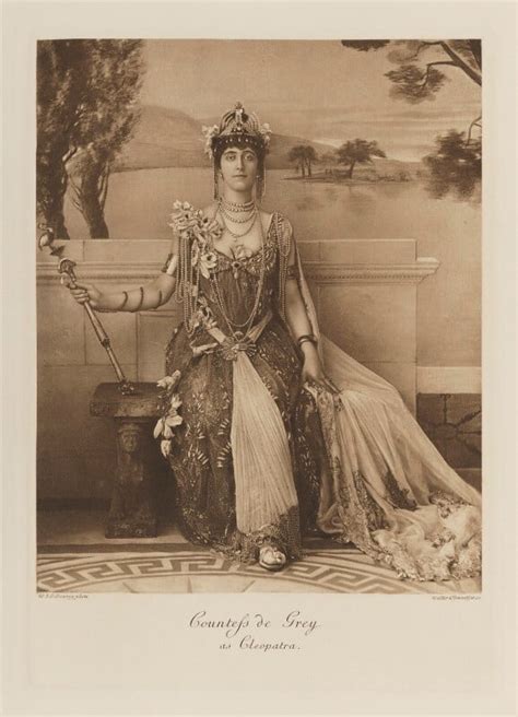 NPG Ax41225; Gwladys Robinson, Marchioness of Ripon when Countess de Grey as Cleopatra ...