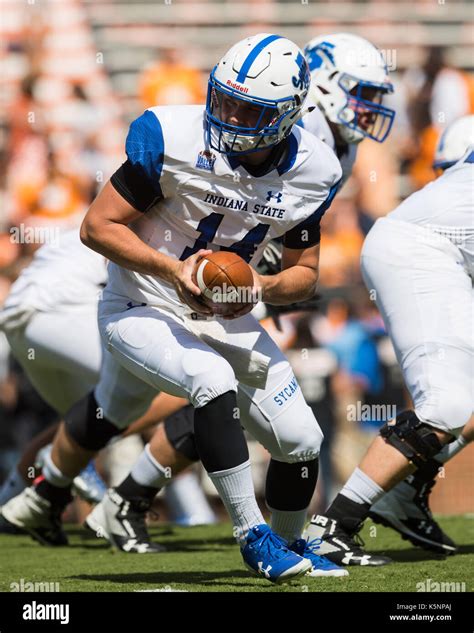 September 09, 2017: Isaac Harker #14 of the Indiana State Sycamores ...