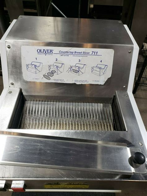 OLIVER 711 COMMERCIAL COUNTER TOP ½" BREAD SLICER MACHINE - Commercial ...