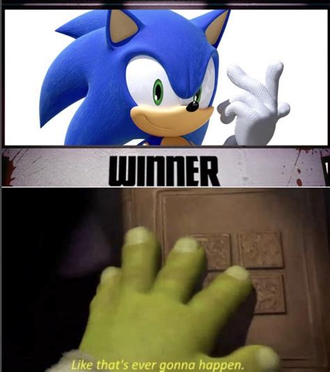 So a bunch of sonic meme so I joined in : r/deathbattle