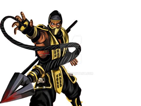 Scorpion-Mortal Kombat by Angelii-D on DeviantArt