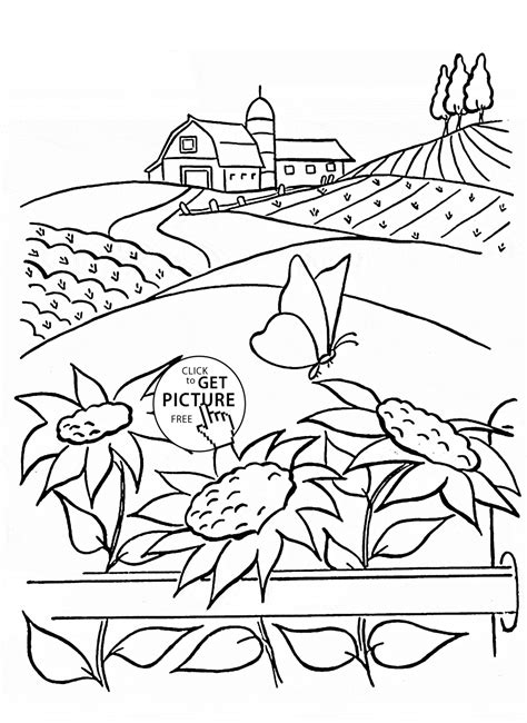 Free Printable Scenery Coloring Pages Coloring Pages