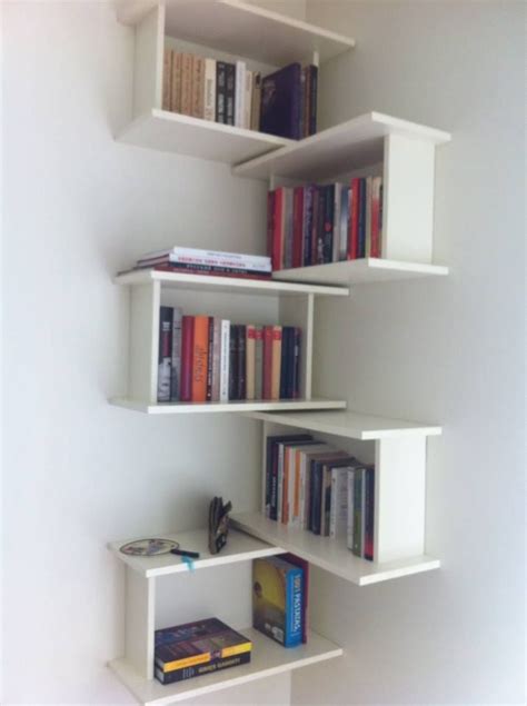 Shelves in bedroom, Corner shelf design, Shelves