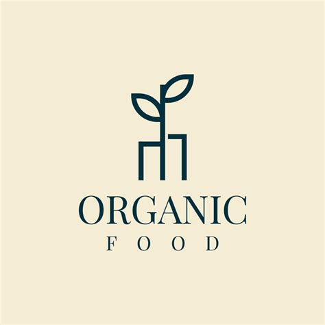 Organic food logo template design 9944851 Vector Art at Vecteezy