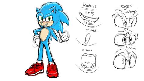 My version of a sonic movie redesign! | Sonic the Hedgehog! Amino