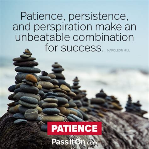 “Patience, persistence and perspiration make | The Foundation for a Better Life