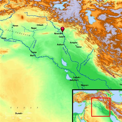 Bible Map: Nineveh