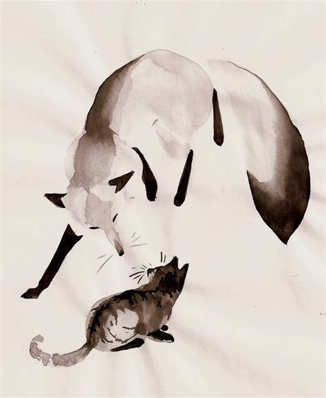 fox and cat by Orphen-Sirius on DeviantArt